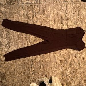 Nike Yoga Dri-Fit Dark Brown Jumpsuit